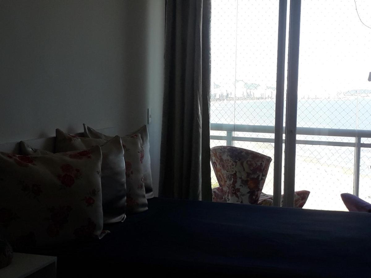 Maravilhoso Apto Vista Mar Jacuzzi Wi Fi Pe Areia Σάντος Εξωτερικό φωτογραφία