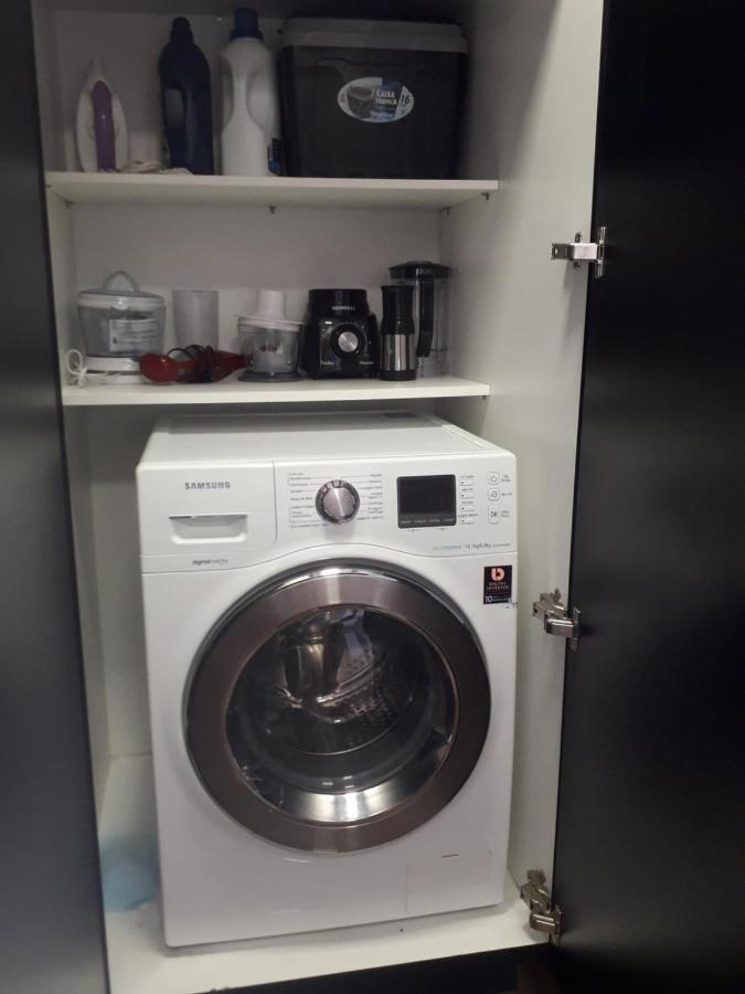 Maravilhoso Apto Vista Mar Jacuzzi Wi Fi Pe Areia Σάντος Εξωτερικό φωτογραφία