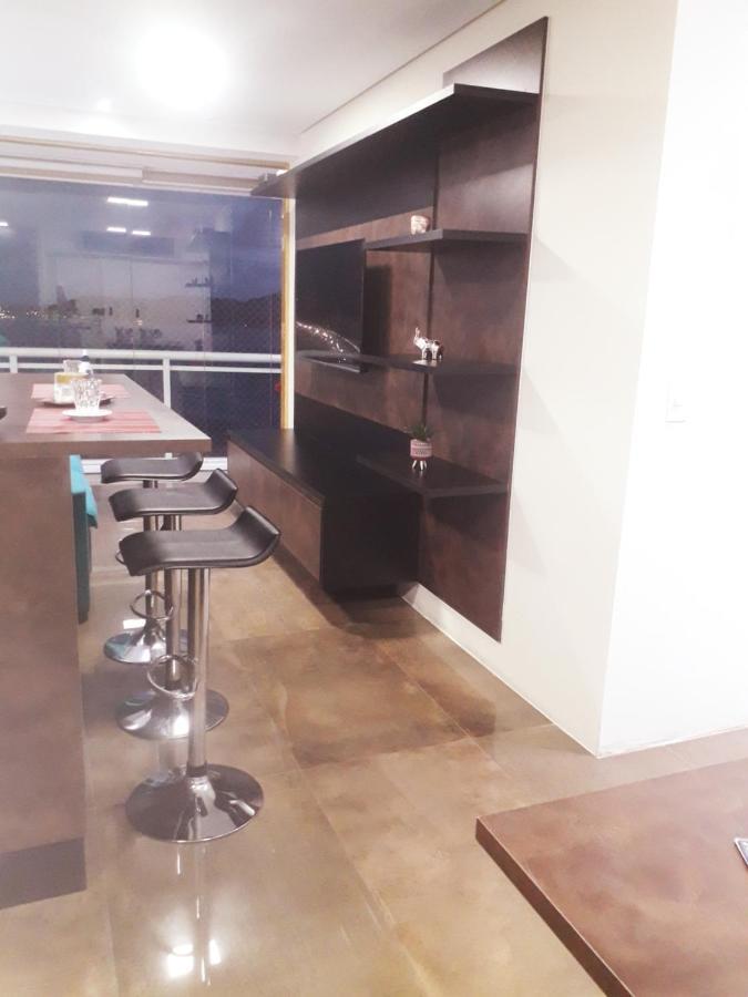 Maravilhoso Apto Vista Mar Jacuzzi Wi Fi Pe Areia Σάντος Εξωτερικό φωτογραφία