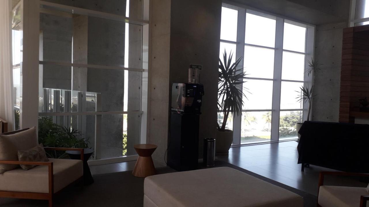 Maravilhoso Apto Vista Mar Jacuzzi Wi Fi Pe Areia Σάντος Εξωτερικό φωτογραφία