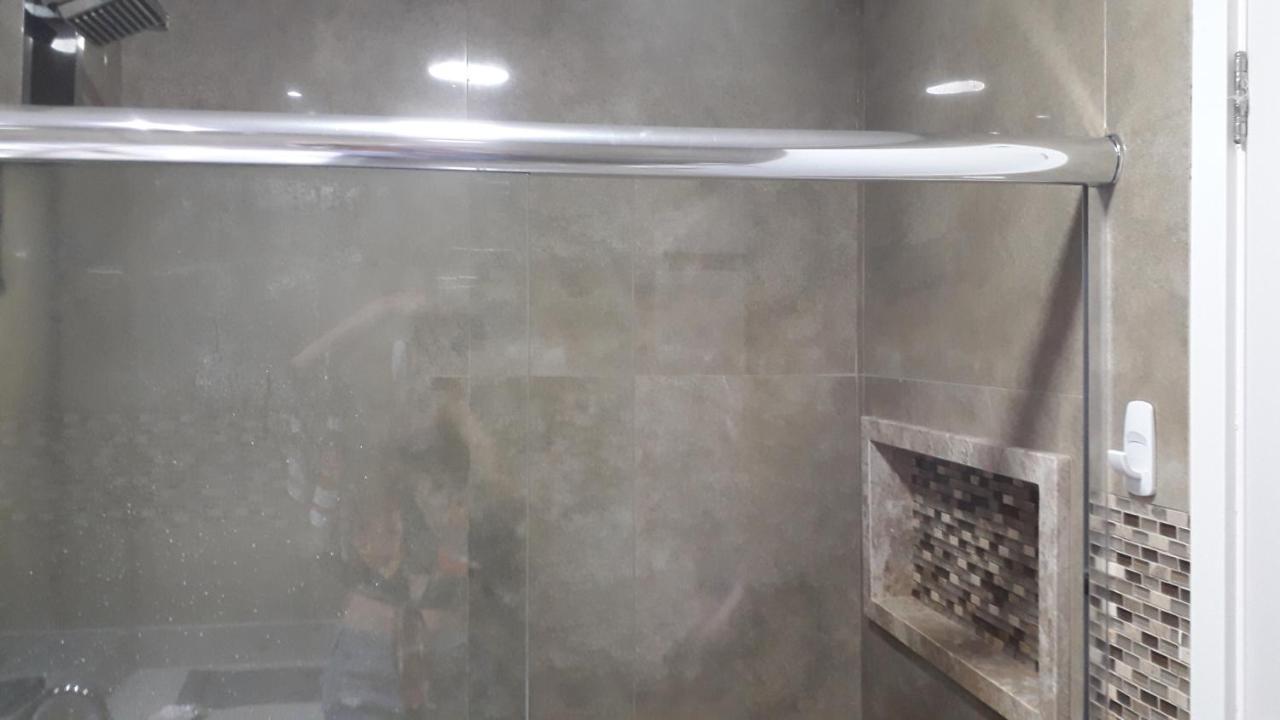 Maravilhoso Apto Vista Mar Jacuzzi Wi Fi Pe Areia Σάντος Εξωτερικό φωτογραφία