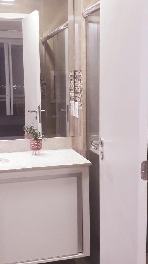Maravilhoso Apto Vista Mar Jacuzzi Wi Fi Pe Areia Σάντος Εξωτερικό φωτογραφία