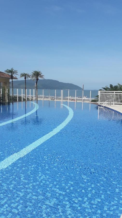 Maravilhoso Apto Vista Mar Jacuzzi Wi Fi Pe Areia Σάντος Εξωτερικό φωτογραφία